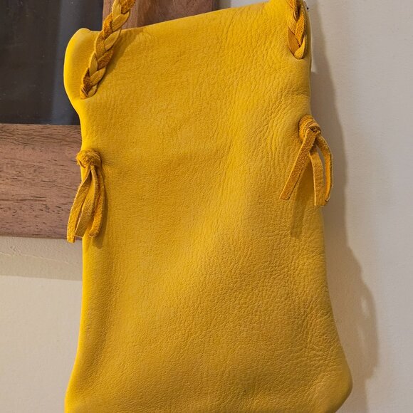 Manitobah Deerskin Bag with Braided Strap - Picture 4 of 4